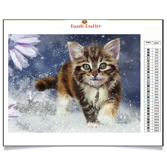 SMART KITTEN  Diamond Painting Kit - DAZZLE CRAFTER