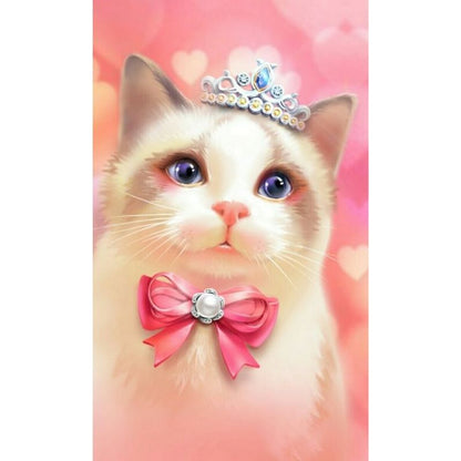 PINK PRINCESS  KITTY Diamond Painting Kit - DAZZLE CRAFTER