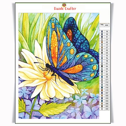 DAZZLING LILAC BUTTERFLY Diamond Painting Kit