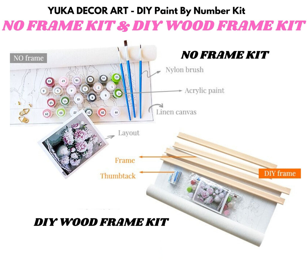 DIY Paint By Number Frame 30x40cm – Paint By Numbers