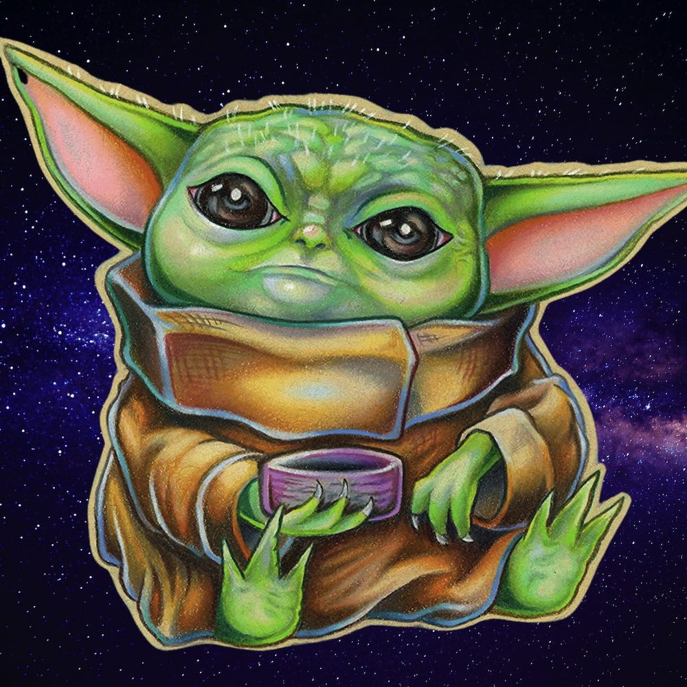 Baby Yoda Painting Kit