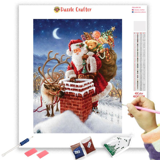 CHRISTMAS IN THE AIR Diamond Painting Kit