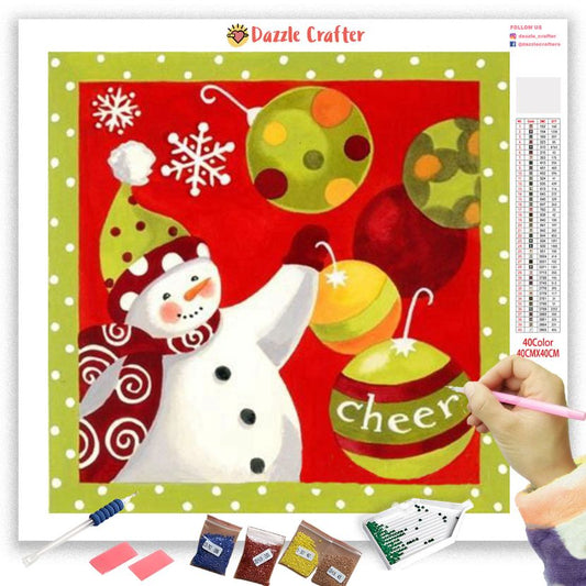 LET'S DECORATE FOR CHRISTMAS  Diamond Painting Kit