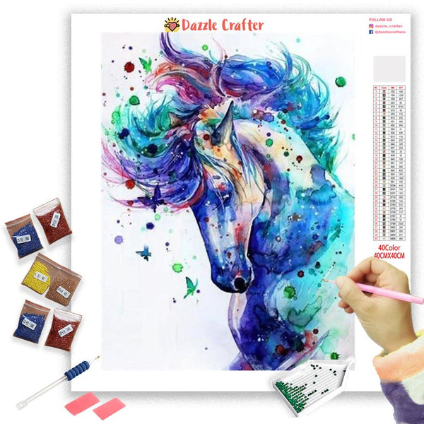 WILD HORSE Diamond Painting Kit – DAZZLE CRAFTER