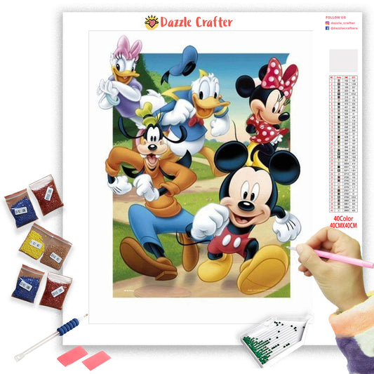 MICKEY & FRIENDS Diamond Painting Kit