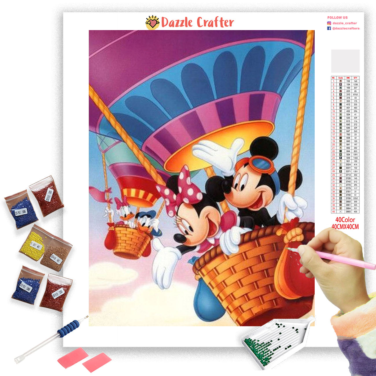 Fantasy Mickey and Friends Diamond Painting Kits for Adults 20