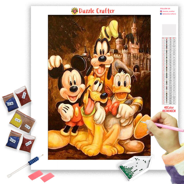 Mickey Mouse and Donald Duck Diamond Painting Kits 20% Off Today