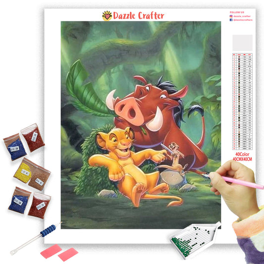 SIMBA RELAXING Diamond Painting Kit