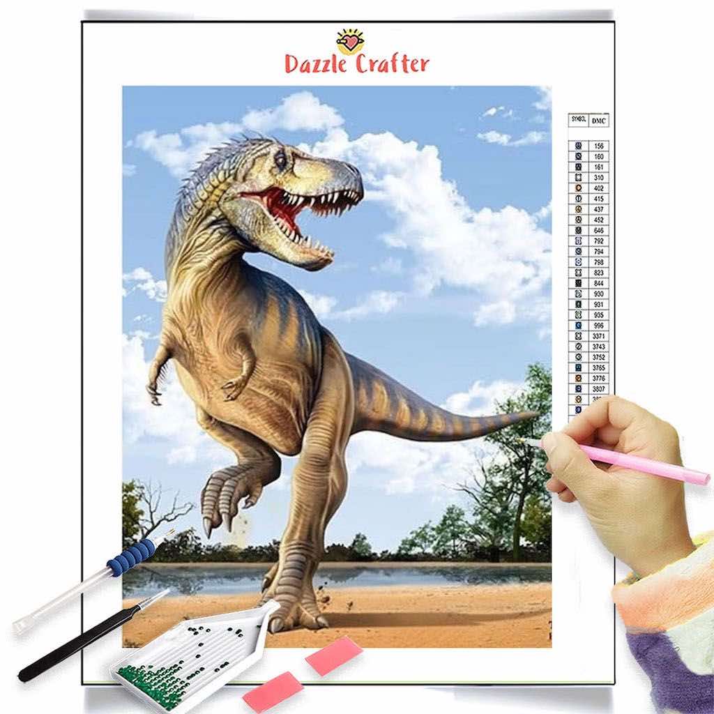 FANTASY DINOSAUR Diamond Painting Kit – DAZZLE CRAFTER