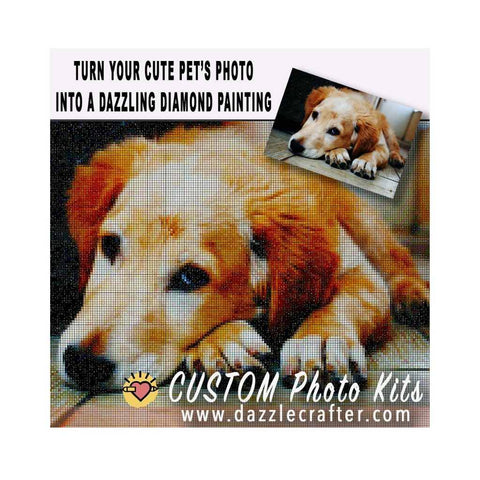 DOG & KITTEN SELFIE Diamond Painting Kit – DAZZLE CRAFTER