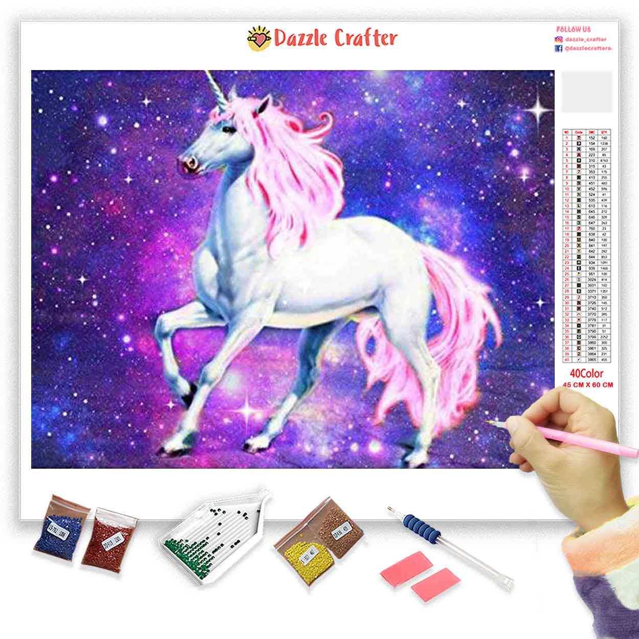 Diamond Art Kit - Unicorn 