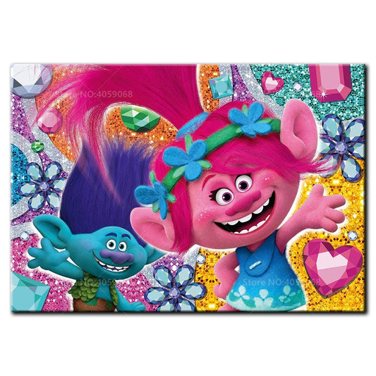 SMILING TROLLS Diamond Painting Kit - DAZZLE CRAFTER