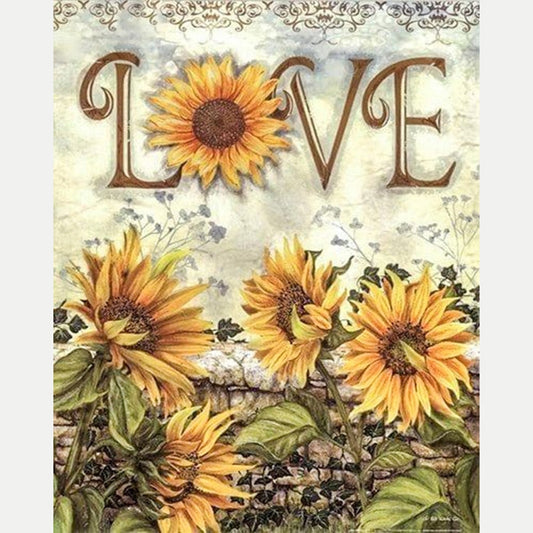 Sunflower Love Diamond Painting Kit - DAZZLE CRAFTER