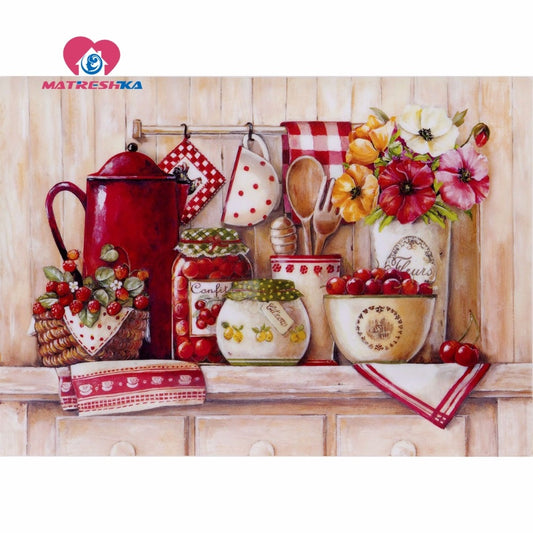 MY KITCHEN SHELF Diamond Painting Kit - DAZZLE CRAFTER